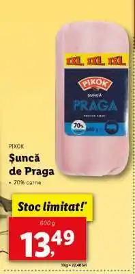 Lidl Șuncă de Praga Ofertă