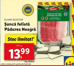 Lidl Șuncă feliată Pădurea Neagră Ofertă
