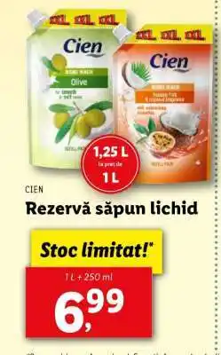 Lidl Cien Rezervă săpun lichid Ofertă