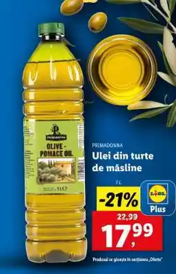 Lidl Primadonna Ulei din turte de măsline Ofertă