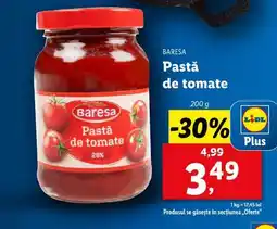 Lidl Pastă de tomate Baresa Ofertă