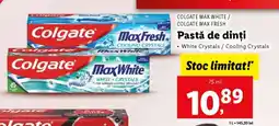 Lidl Colgate Max White / Colgate Max Fresh Ofertă