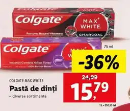 Lidl COLGATE MAX WHITE Pastă de dinți Ofertă