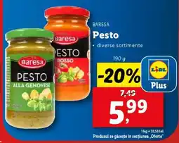 Lidl Baresa Pesto Ofertă