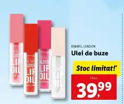 Lidl RIMMEL LONDON Ulei de buze Ofertă
