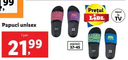 Lidl Papuci unisex Ofertă