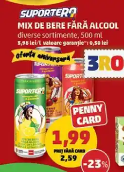 Penny SUPORTERA MIX DE BERE FĂRĂ ALCOOL Ofertă