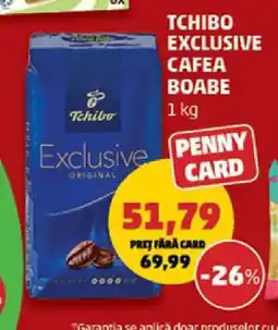 Penny TCHIBO EXCLUSIVE CAFEA BOABE Ofertă