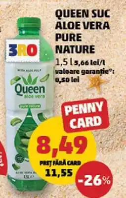 Penny QUEEN SUC ALOE VERA PURE NATURE Ofertă