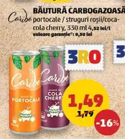 Penny Băutură carbogazoasă Caribe Ofertă