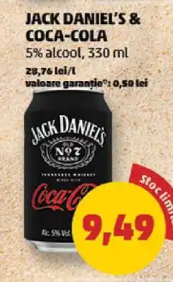 Penny JACK DANIEL'S & COCA-COLA Ofertă