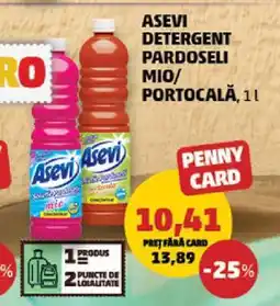Penny ASEVI Detergent Pardoseli Mio/Portocală, 1L Ofertă
