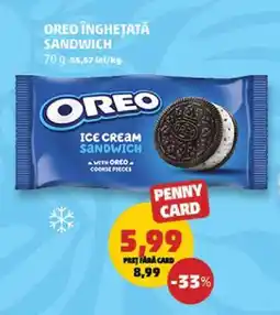 Penny OREO ÎNGHEȚATĂ SANDWICH Ofertă