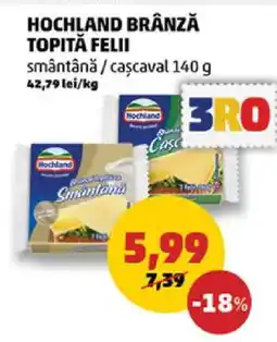 Penny HOCHLAND Brânză topită felii Ofertă