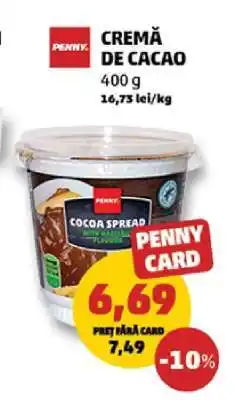 Penny CREMĂ DE CACAO Ofertă