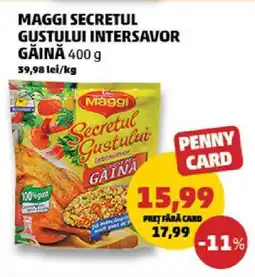 Penny MAGGI SECRETUL GUSTULUI INTERSAVOR GĂINĂ 400 g Ofertă