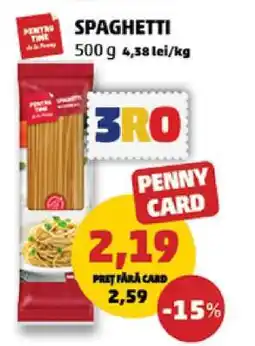 Penny Spaghetti Ofertă