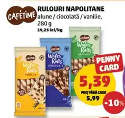 Penny Rulouri Napolitane Cafetime Ofertă