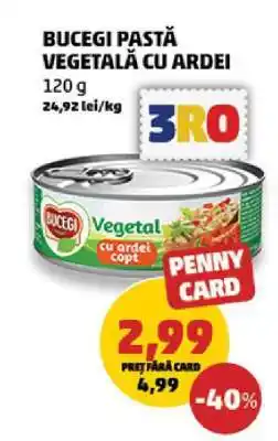 Penny Bucegi Pastă Vegetală cu Ardei Ofertă