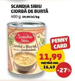 Penny SCANDIA SIBIU Ciorbă de burtă Ofertă