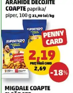 Penny ARAHIDE DECOJITE COAPTE paprika/piper Ofertă
