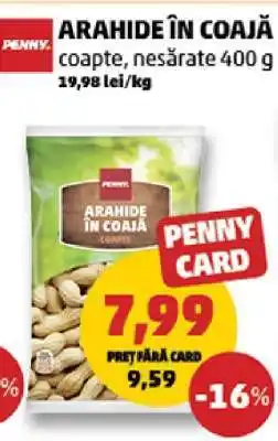 Penny ARAHIDE ÎN COAJĂ Ofertă