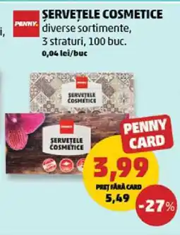 Penny Șervețele cosmetice Ofertă