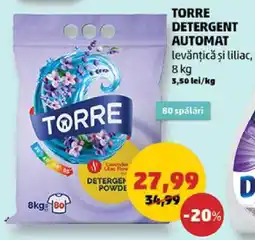 Penny TORRE DETERGENT AUTOMAT Ofertă