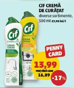 Penny Cif Cremă de Curățat Ofertă