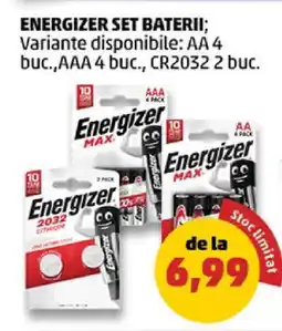 Penny ENERGIZER SET BATERII Ofertă