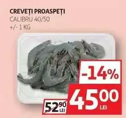 Auchan Creveți proaspeți Ofertă