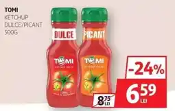 Auchan TOMI Ketchup Dulce/Picant, 500g Ofertă