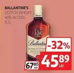 Auchan BALLANTINE‘S Scotch whisky Ofertă
