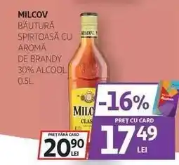 Auchan MILCOV BĂUTURĂ SPIRTOASĂ Ofertă