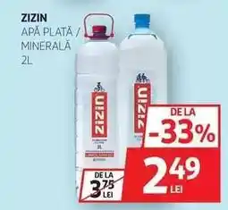 Auchan Zizin Apă Plată / Minerală 2L Ofertă