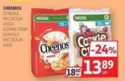 Auchan Cheerios / Cookie Crisp Cereale Mic Dejun 450g Ofertă