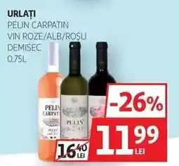 Auchan Urlați Pelin Carpatin Ofertă