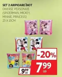 Auchan Set 2 Aripioare Înot Ofertă