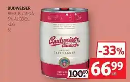 Auchan Budweiser Bere blondă Ofertă