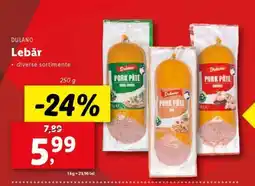 Lidl Dulano Lebăr Ofertă