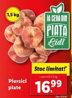 Lidl Piersici plate Ofertă