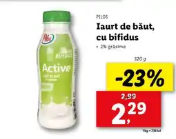 Lidl Iaurt de băut cu bifidus Ofertă