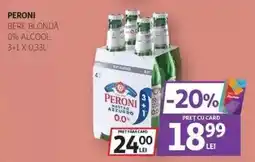 Auchan Peroni Bere Blondă 0% Alcool Ofertă