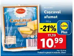 Lidl Cașcaval afumat Ofertă