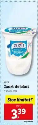 Lidl Iaurt de băut Zuzu Ofertă