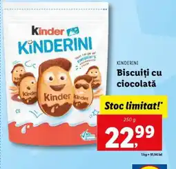 Lidl Kinderini Biscuiți cu ciocolată Ofertă