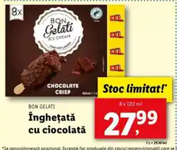Lidl BON GELATI Înghețată cu ciocolată Ofertă