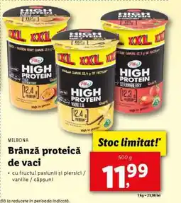 Lidl Brânză proteică de vaci Ofertă