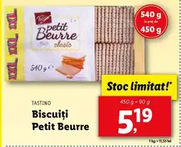 Lidl Biscuiți Petit Beurre Ofertă