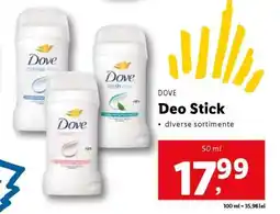 Lidl Dove Deo Stick Ofertă